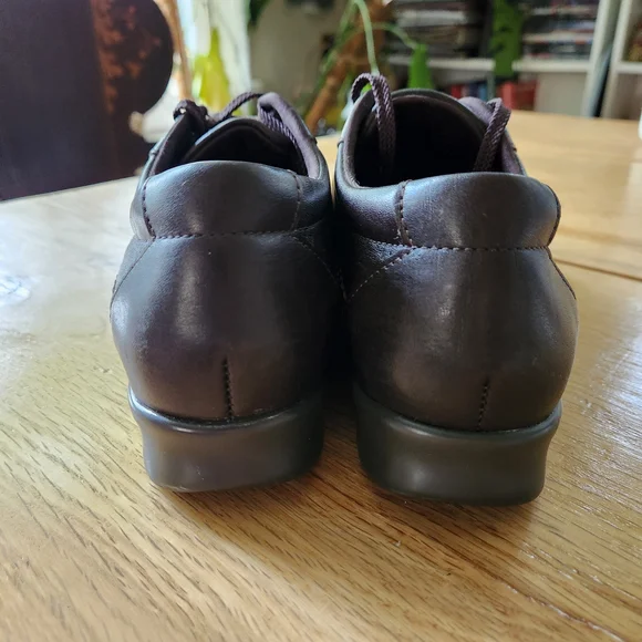SAS Womens Leather‎ TRAVELER Athletic Oxford Walking Shoes Brown Size 9N